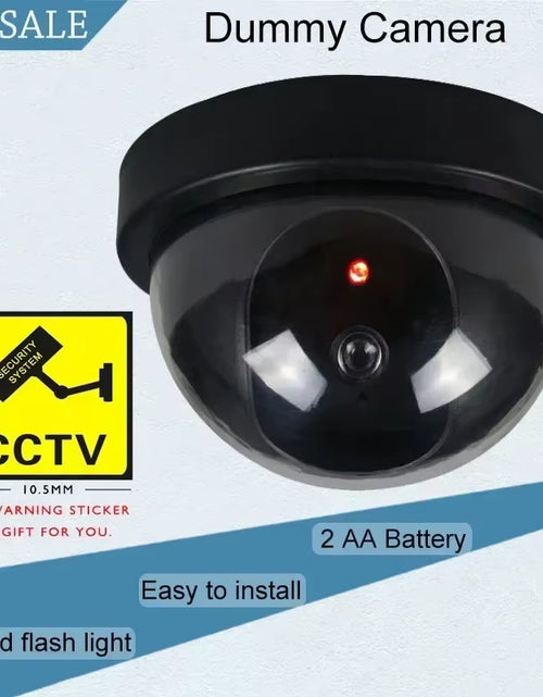 Load image into Gallery viewer, SecureView™ Dome Dummy Camera – Look Protected, Stay Deterrent, Spend Less
