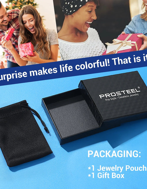 Load image into Gallery viewer, Men Chain Bracelet Cuban Stainless Steel Curb Bracelet 6MM 8.3 Inch Silver Wrist Bracelet Mens Birthday Valentines Day Jewelry Gifts for Him Dad Adults Age
